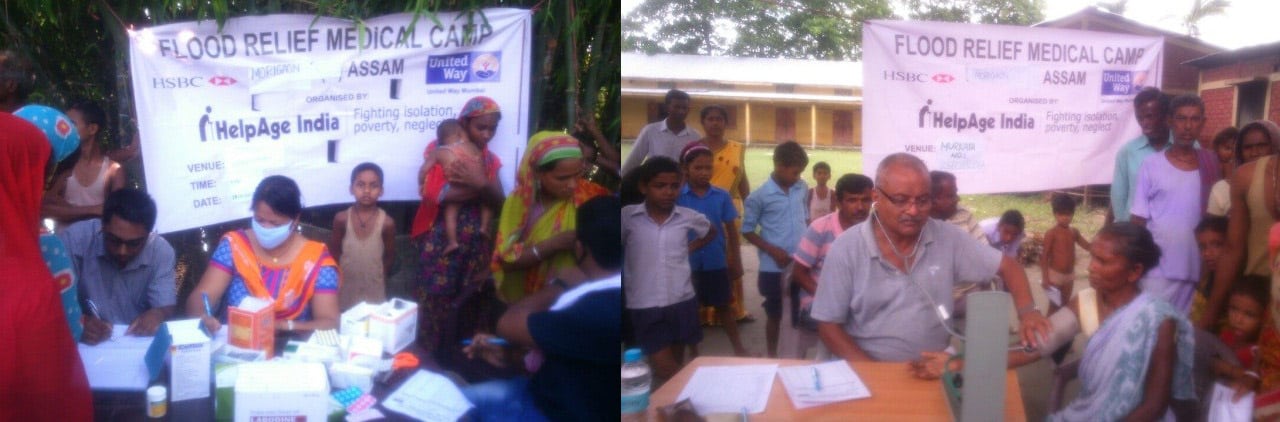 Health camps being held in flood-hit districts of Assam