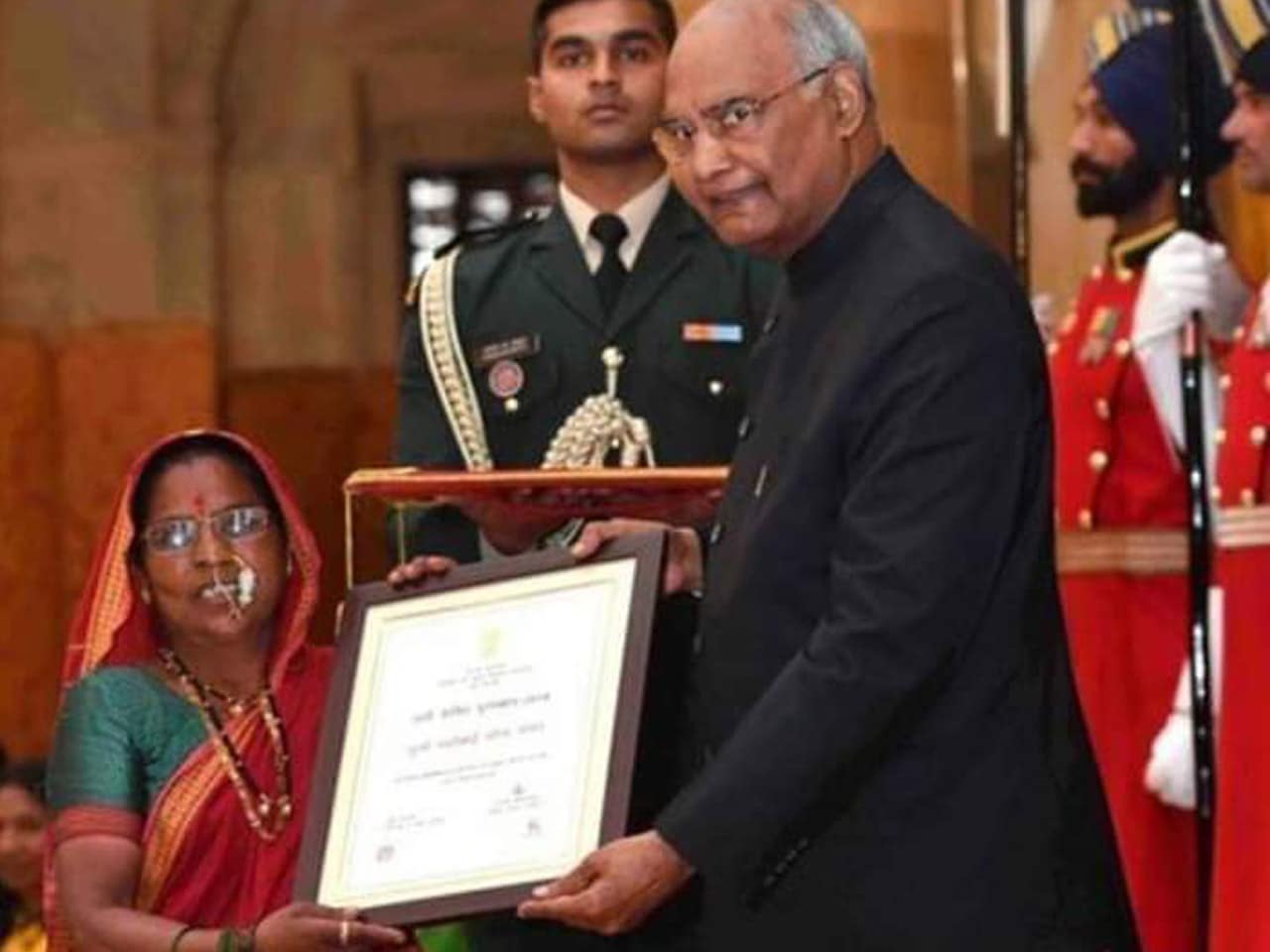 HelpAge India's Khirweri MHU beneficiary wins the coveted Nari Shakti Puraskar from Hon'ble President of India
